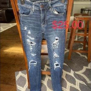 American Eagle jeans, size 0